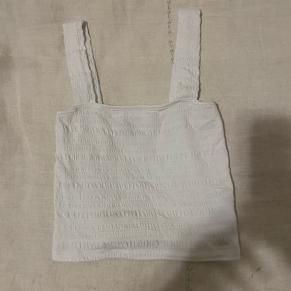 American Eagle By Payless White Kids Tank Top